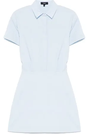 THEORY Short-sleeved A-line dress