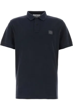 Stone Island Compass-appliqué polo shirt