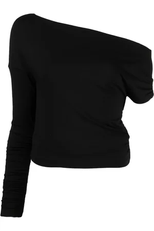 BLUMARINE Asymmetric gathered top