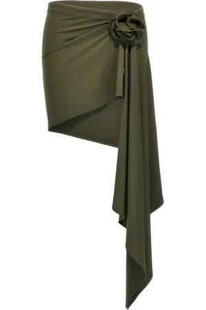 MAGDA BUTRYM Asymmetric draped skirt