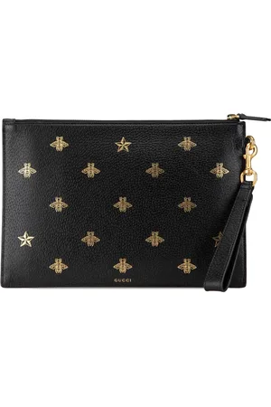 Gucci 2000-2015 Bee Star Leather clutch bag