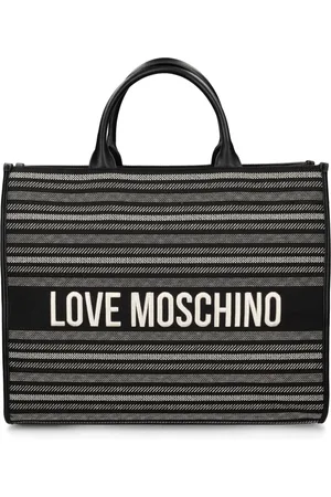 Moschino Logo-embroidered tote bag