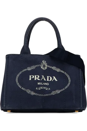 Prada 2013-2024 Small Canvas Canapa Logo satchel