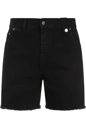 EgonLab Frayed-hem denim shorts