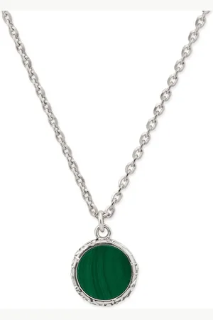 EMANUELE BICOCCHI Flourish amulet malachite necklace