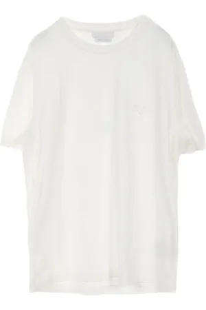 Prada 2010s embroidered crew-neck T-shirt