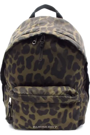 Burberry 2010s leopard-print backpack