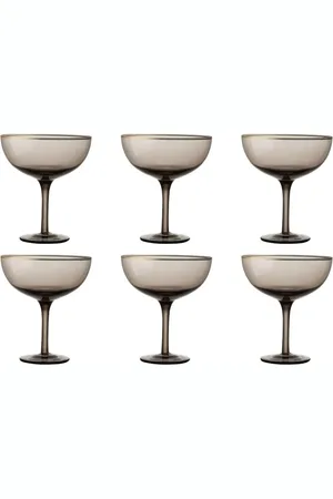 BITOSSI Deco champagne glasses (set of six)