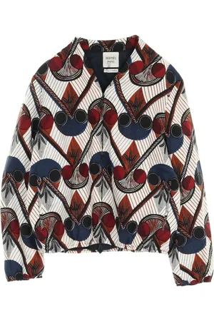 Hermès 2010s printed jacket