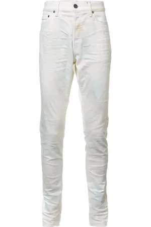JOHN ELLIOTT Creased slim-fit jeans