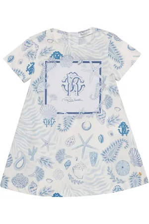 Roberto Cavalli Marine Print dress