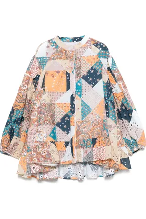 Etro Patchwork-print blouse