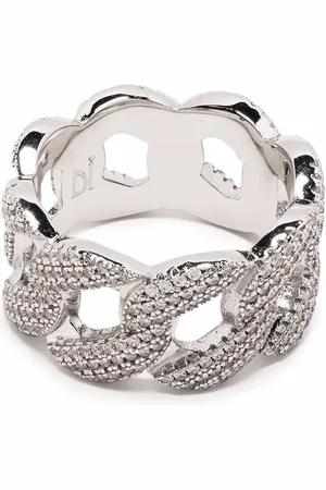 DARKAI Cuban pav?? ring