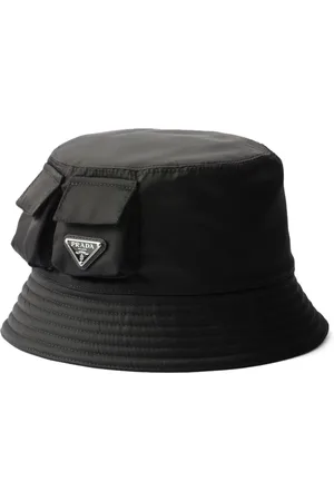 Prada Triangle-logo bucket hat
