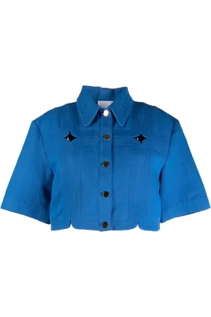 Acler Briar cut-out cropped shirt