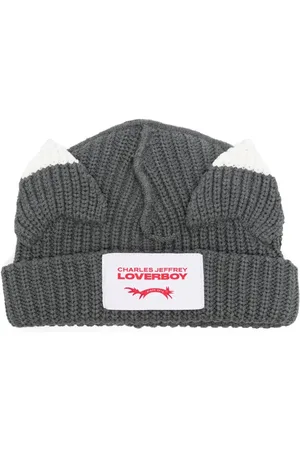 Charles Jeffrey Loverboy Ears-detailed beanie