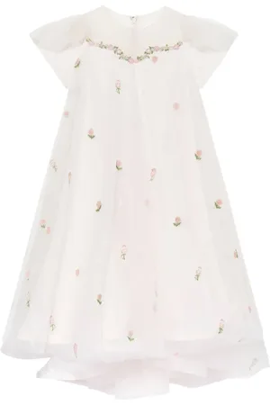 Maison Ava Floral-embroidered dress