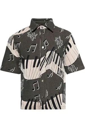AMIRI Piano Keys Tapestry shirt