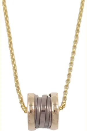 Bvlgari 2010s 18K rose B-Zero1 necklace