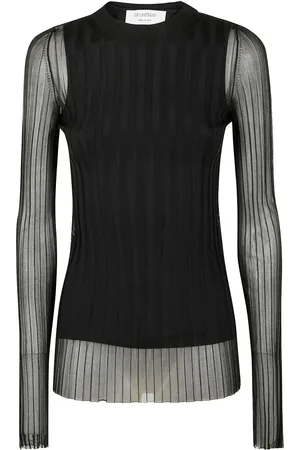 Sportmax Pleated long-sleeve top