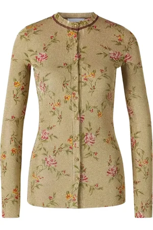 Paco rabanne Floral-pattern cardigan