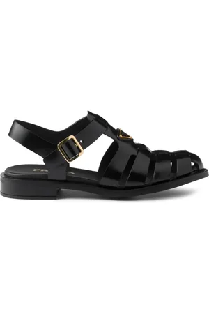 Prada Leather fisherman sandals