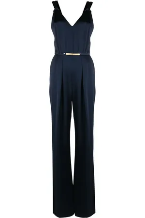 Max Mara Knot-detailed off-shoulder jumpsuit