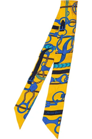 Hermès 20th Century Panoplie Equestre Silk Twilly Scarf scarves
