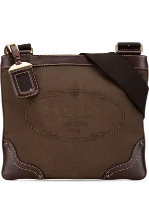 Prada 2010-2024 Canvas Canapa Logo crossbody bag