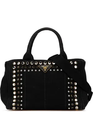 Prada 2010-2024 Small Canvas Canapa Bijoux satchel