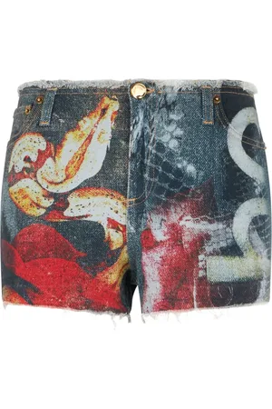 Roberto Cavalli Abstract-print shorts