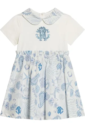 Roberto Cavalli Marine Print dress