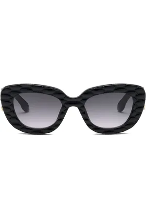 Roberto Cavalli Quilted cat-eye sunglasses