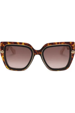 Roberto Cavalli Tortoiseshell oversized sunglasses