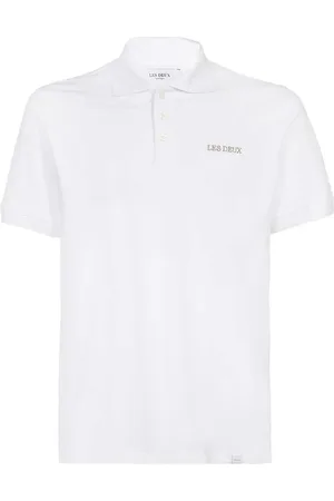 Les Deux Logo-embroidered polo shirt