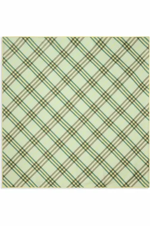 Burberry Check silk scarf