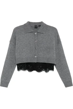 Pinko Lace-insert cardigan