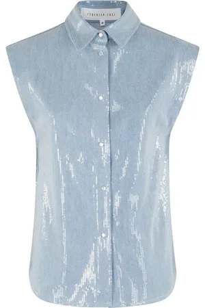 FEDERICA TOSI Sequined denim shirt