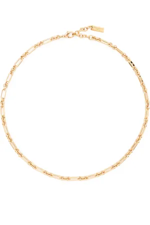 Saint Laurent Figaro-chain polished necklace