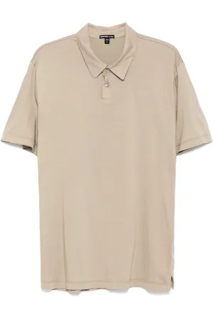 James Perse Brushed lotus polo shirt