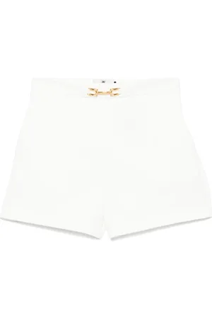 Elisabetta Franchi Logo-plaque shorts