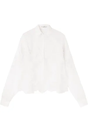ERMANNO SCERVINO Lace-panelled shirt