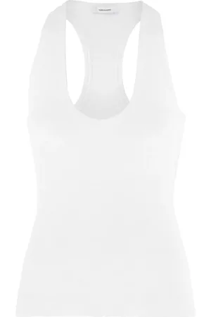 Salvatore Ferragamo V-neck racerback tank top