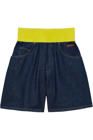 Msgm Embroidered shorts