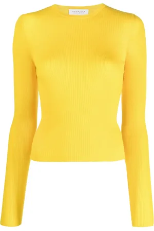 GABRIELA HEARST Ribbed-knit merino wool top
