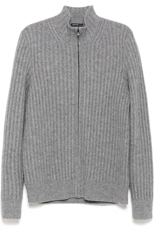 James Perse Cashmere zip-up cardigan