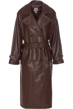 Urban Code Double-breasted belted trench coat