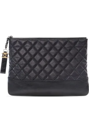 CHANEL 2018 Medium Aged Calfskin Gabrielle O Case clutch bag
