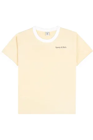Sporty & Rich Logo print T-shirt