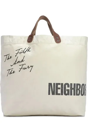 NEIGHBORHOOD Washed canvas "Natural" tote bag